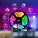 Fita LED RGB Decorativa 5M – Controle Remoto, Várias Cores, Adesiva, Ideal para Quartos, Setup Gamer e Ambientes Modernos