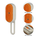 Escova 3 em 1 a Vapor para Gatos e Cães com Massagem