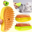 Escova Elétrica para Banho de Pets com Jato de Água – Limpa, Massageia e Remove Pelos | Cães e Gatos