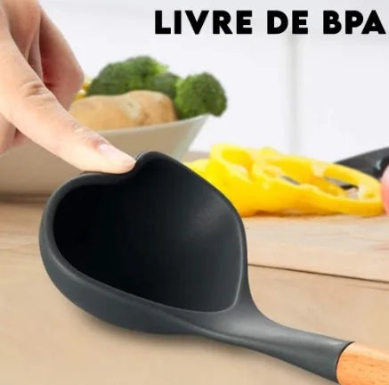 Kit de Utensílios de Cozinha em Silicone – Conjunto Completo com 12 Peças