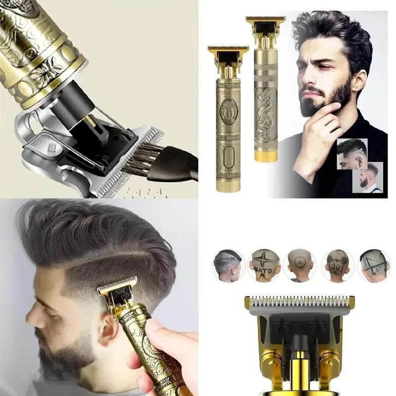 Máquina de Cortar Cabelo e Barba Masculina Profissional