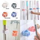 Kit 3 Suportes Adesivos para Vassouras e Utensílios