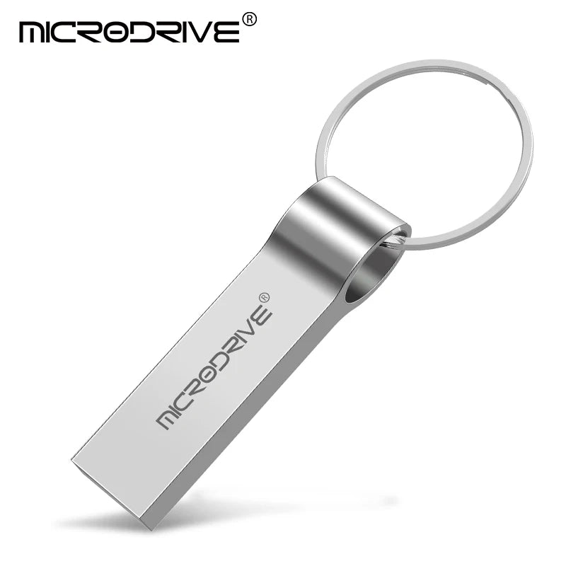 Pen Driver USB De Metal 128G 64G 32G 16G 8G 4G - USB 2.0