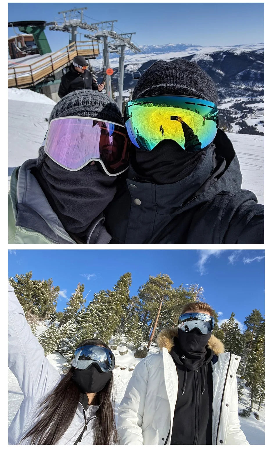 Óculos de Ski - Visão Clara e Proteção Máxima para suas Aventuras na Neve