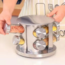 Porta Temperos Giratório com 8 Potes – Organização e Estilo na Sua Cozinha!
