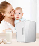 Refrigerador Portátil 8L de Dupla Utilização para Veículo e Casa: Mini Refrigerador com Funções de Refrigeração e Aquecimento, Ideal para Carro, Dormitório, Beleza Doméstica