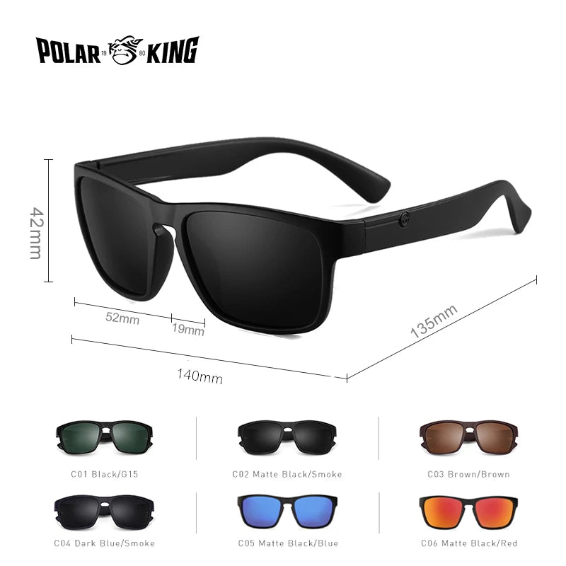 Óculos De Sol Polarizados Multi Color - Polar King