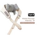 Massageador de Pescoço em U com Vibração – Alívio e Relaxamento em Qualquer Lugar!