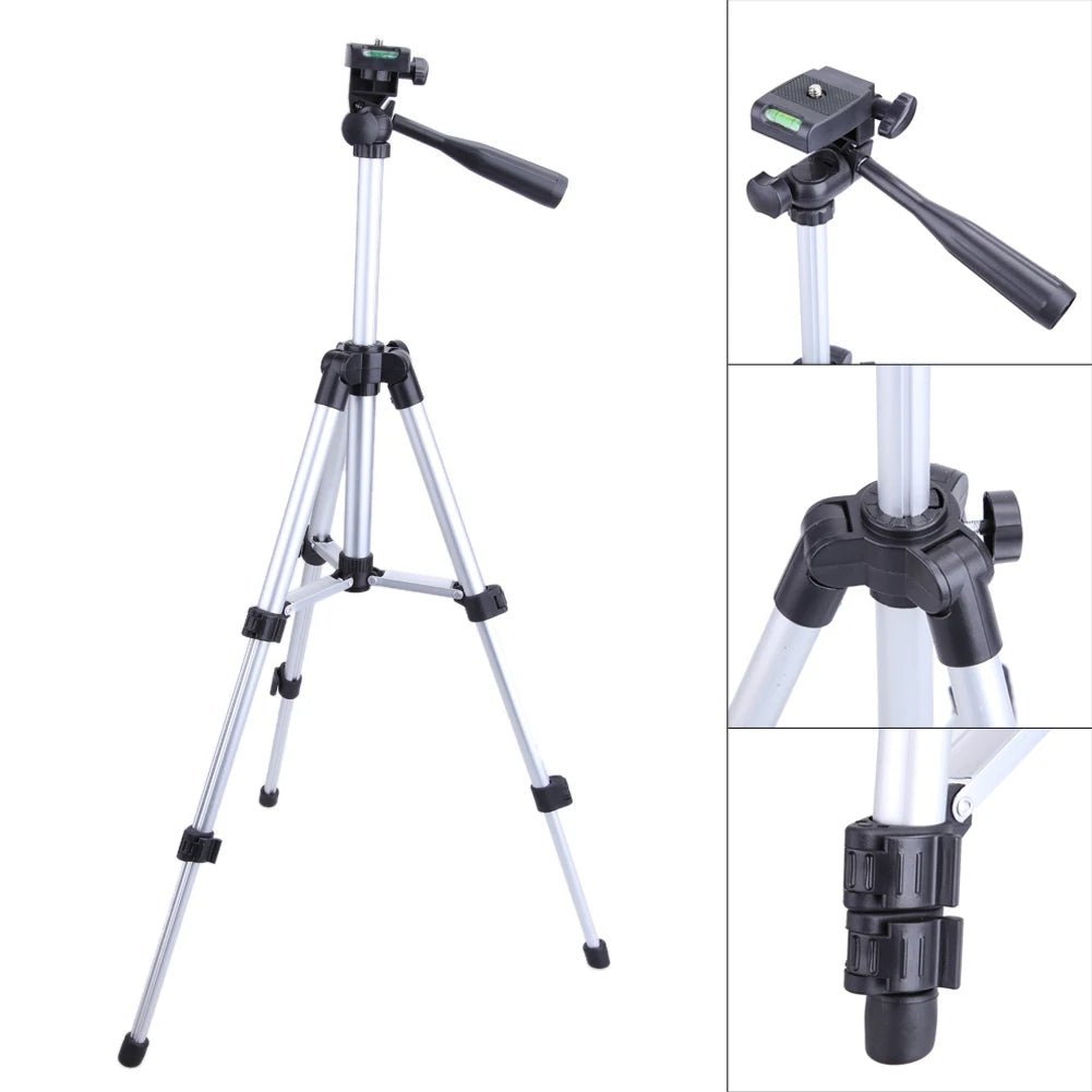 Tripé Universal Camera Mount Tripod Stand - Leve e Ajustável