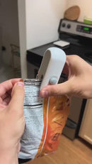 Mini Selador Portátil a Quente – Lacre Hermético Instantâneo | Conserva Alimentos e Evita Desperdício